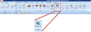 screenshot insert ribbon hyperlinks