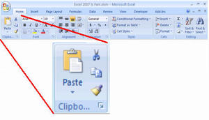 screenshot_home ribbon_clipboard